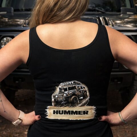 Černé dámské tílko HUMMER