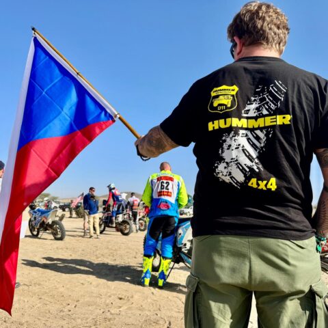 Pánské černé triko 4x4